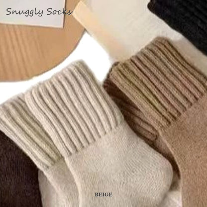 Premium Fuzzy Crew Socks (5 Pairs) + 1 FREE Bonus Pair